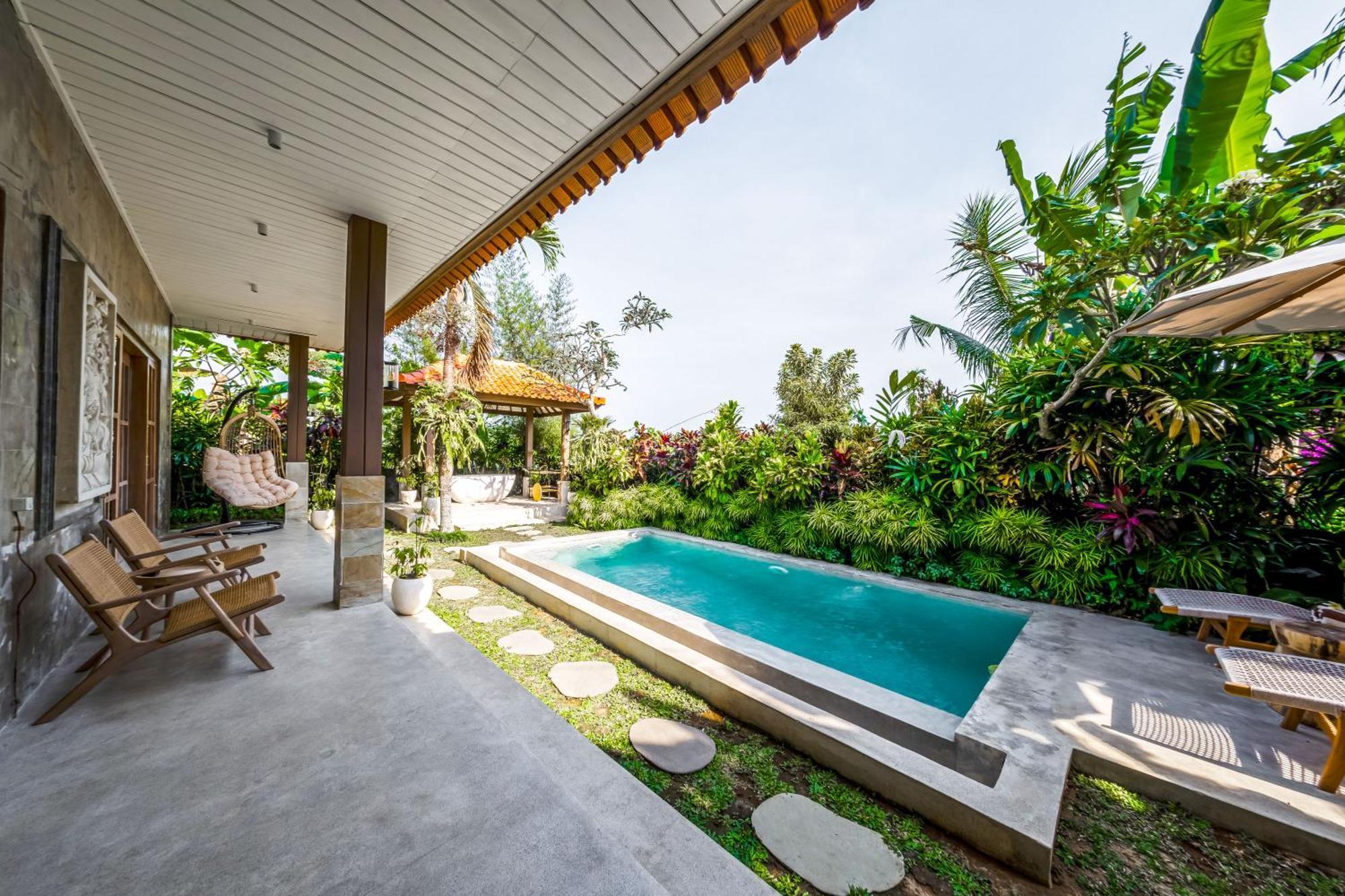 Nyaman Villas By Evdekimi Ubud Quarto foto