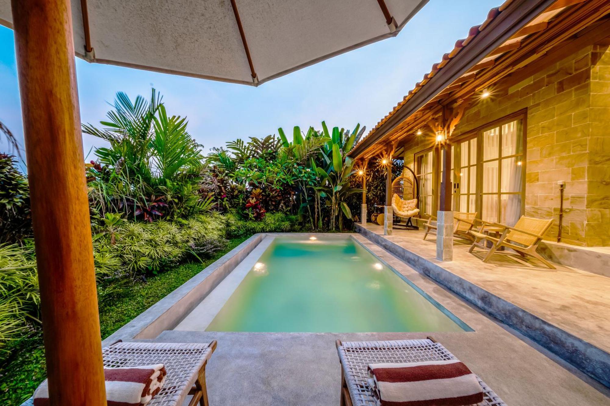 Nyaman Villas By Evdekimi Ubud Quarto foto